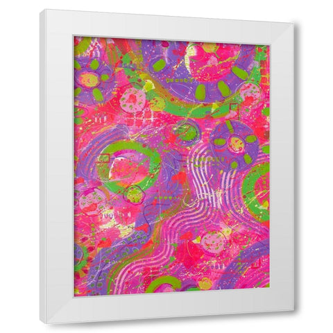 Another Time Abstract White Modern Wood Framed Art Print by Mosher, Deidre