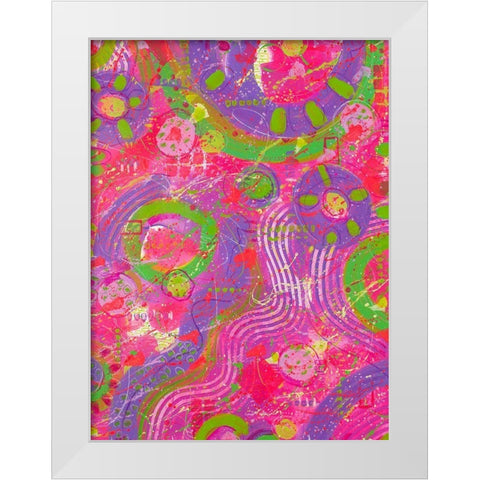 Another Time Abstract White Modern Wood Framed Art Print by Mosher, Deidre