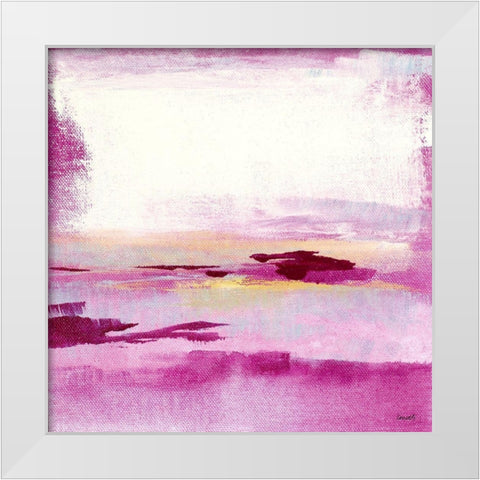 Dawn to Dusk White Modern Wood Framed Art Print by Loreth, Lanie