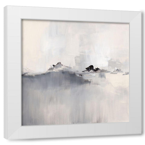 Boundless Space White Modern Wood Framed Art Print by Loreth, Lanie