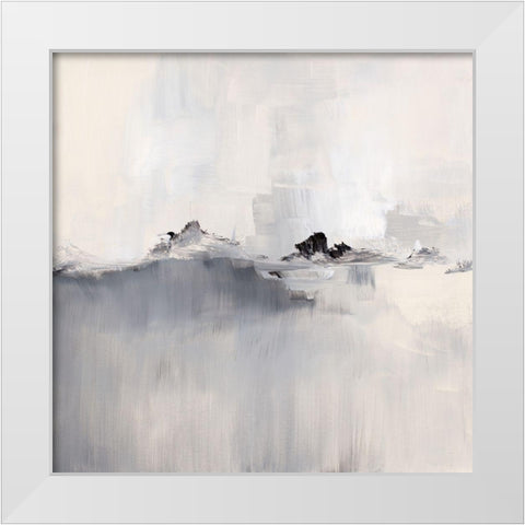 Boundless Space White Modern Wood Framed Art Print by Loreth, Lanie