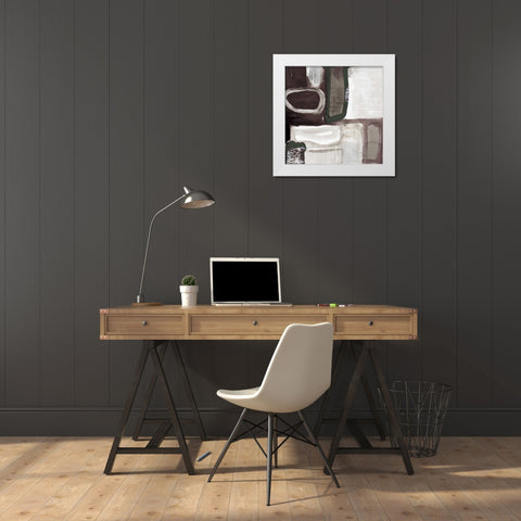 Catch That Tempo II White Modern Wood Framed Art Print by Loreth, Lanie