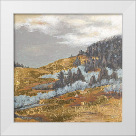 Arizona Hills White Modern Wood Framed Art Print by Pinto, Patricia