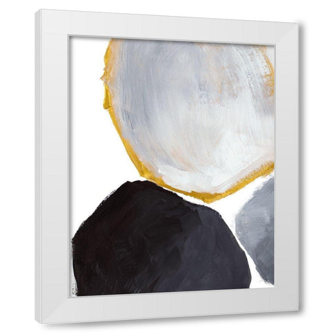 All Year Round Abstract White Modern Wood Framed Art Print by Loreth, Lanie