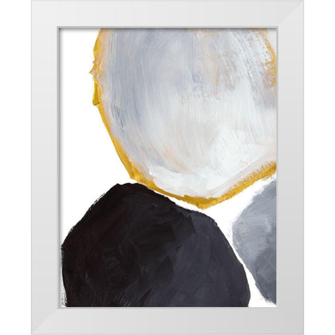 All Year Round Abstract White Modern Wood Framed Art Print by Loreth, Lanie