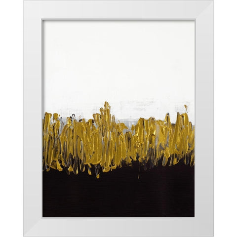 Meet Me in the Middle White Modern Wood Framed Art Print by Loreth, Lanie