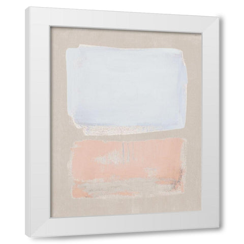 Blush As Big As Life I White Modern Wood Framed Art Print by Loreth, Lanie