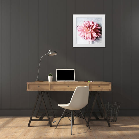 Freshly Picked from the Garden White Modern Wood Framed Art Print by Jane, Sarah