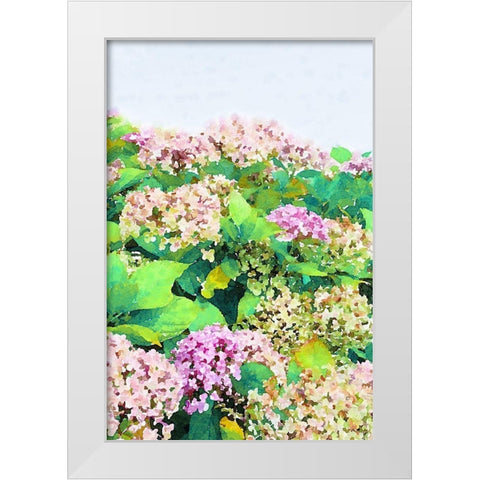 Garden Beauties I White Modern Wood Framed Art Print by Navas, Emily