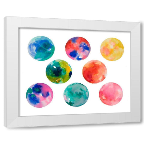 Stunning Universe II White Modern Wood Framed Art Print by Loreth, Lanie