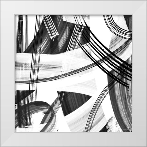 New Magnum II White Modern Wood Framed Art Print by Meneely, Dan
