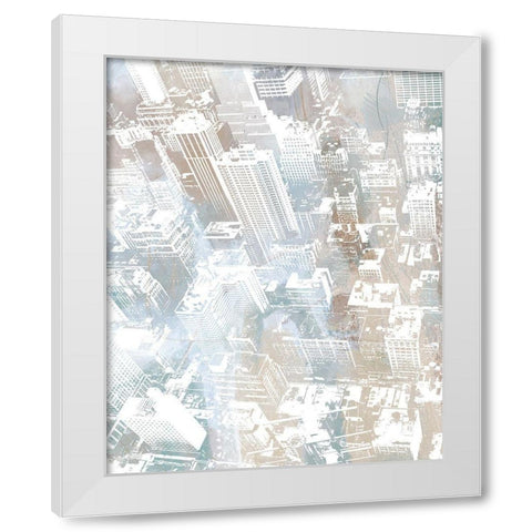 Empire View I (vertical) White Modern Wood Framed Art Print by Meneely, Dan
