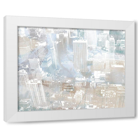 Empire View II (horizontal) White Modern Wood Framed Art Print by Meneely, Dan