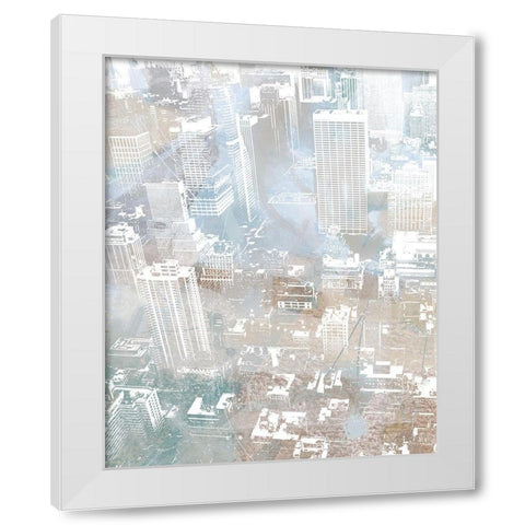 Empire View II  (vertical) White Modern Wood Framed Art Print by Meneely, Dan