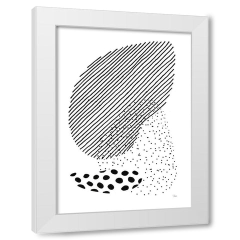 Jungle Zone White Modern Wood Framed Art Print by Pinto, Patricia