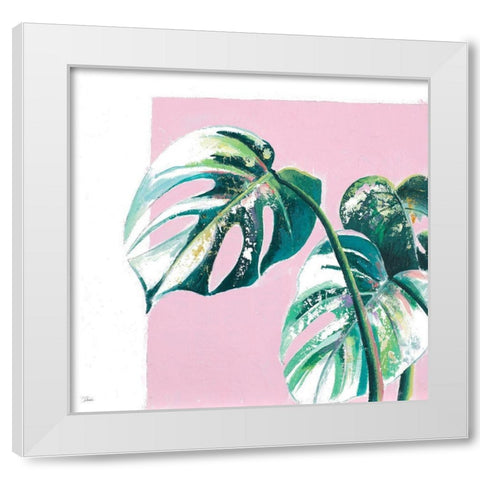 New Tropics II White Modern Wood Framed Art Print by Pinto, Patricia