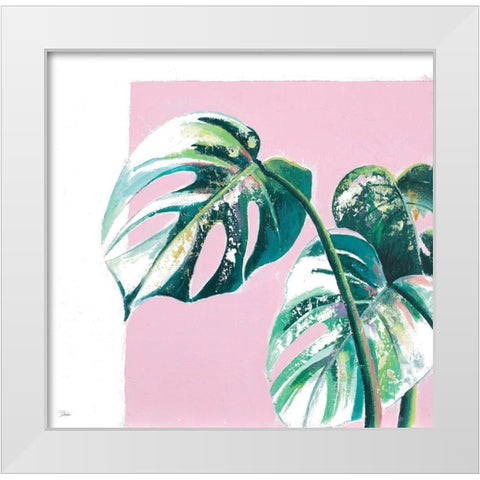 New Tropics II White Modern Wood Framed Art Print by Pinto, Patricia