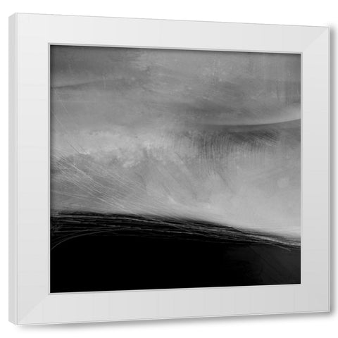 Moonlight II White Modern Wood Framed Art Print by Meneely, Dan