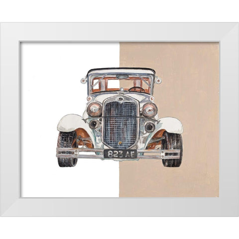 Old Time Road White Modern Wood Framed Art Print by Pinto, Patricia
