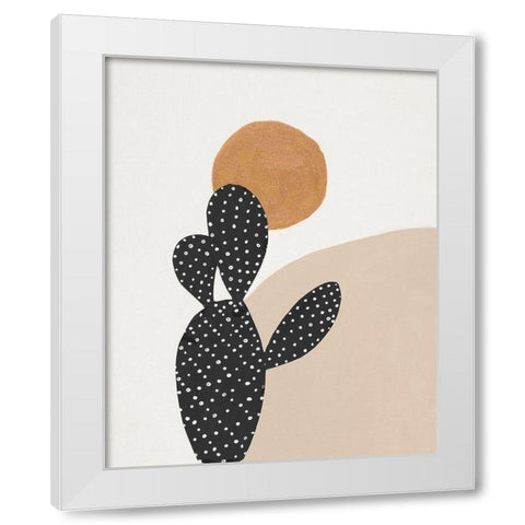 Desert I White Modern Wood Framed Art Print by Pinto, Patricia