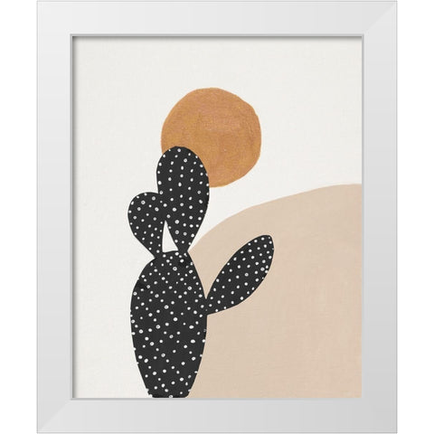 Desert I White Modern Wood Framed Art Print by Pinto, Patricia