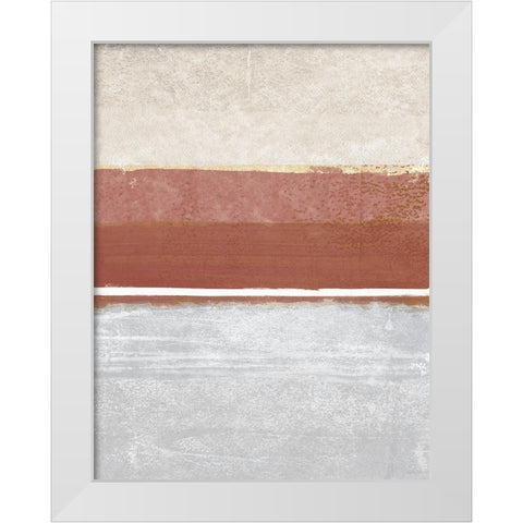 Similar Feelings I White Modern Wood Framed Art Print by Meneely, Dan