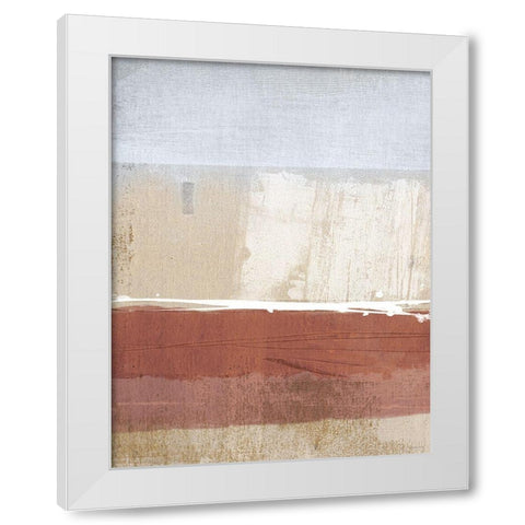 Similar Feelings II White Modern Wood Framed Art Print by Meneely, Dan