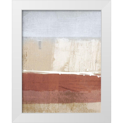 Similar Feelings II White Modern Wood Framed Art Print by Meneely, Dan