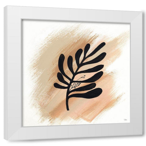 Black Nature White Modern Wood Framed Art Print by Pinto, Patricia