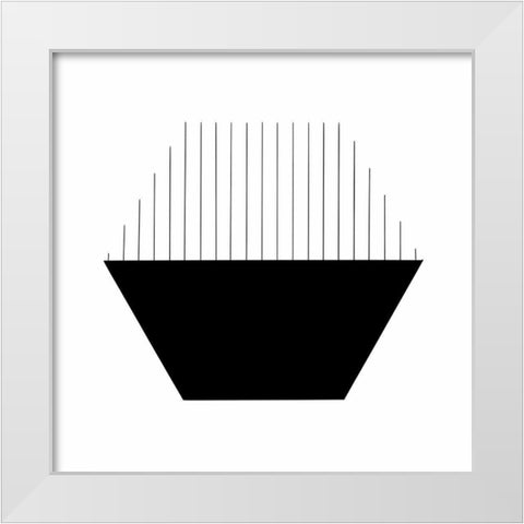 Mod Ship White Modern Wood Framed Art Print by Navas, Emily