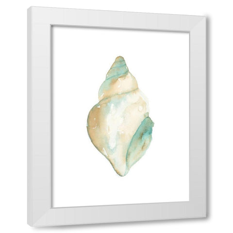 Priceless Shells I White Modern Wood Framed Art Print by Price, Lucille