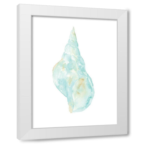Priceless Shells II White Modern Wood Framed Art Print by Price, Lucille