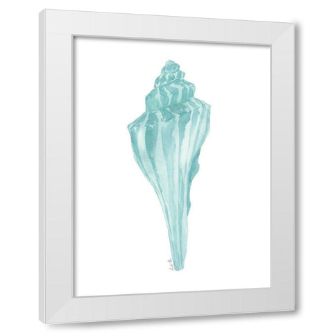 Priceless Shells IV White Modern Wood Framed Art Print by Price, Lucille