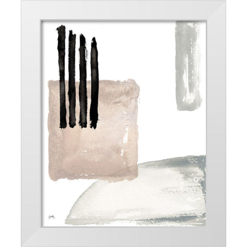 Another Place III White Modern Wood Framed Art Print by Medley, Elizabeth
