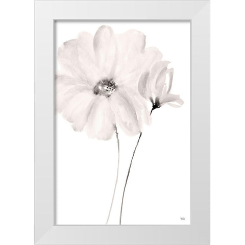 Rise With The Sun I White Modern Wood Framed Art Print by Loreth, Lanie