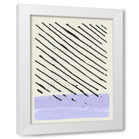 Certain Rhythm III White Modern Wood Framed Art Print by Sheppard, Lucca