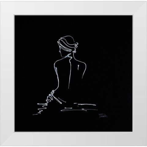 Spa Day Figurative II White Modern Wood Framed Art Print by Pinto, Patricia