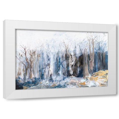 The Forest I White Modern Wood Framed Art Print by Maria, Robin