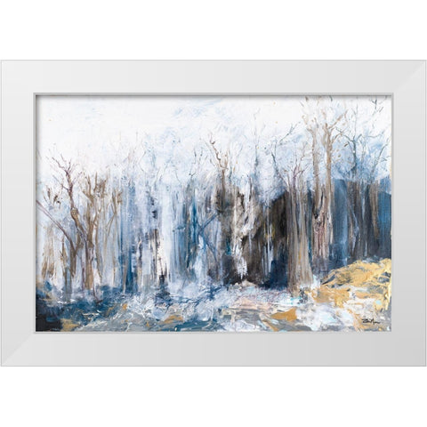 The Forest I White Modern Wood Framed Art Print by Maria, Robin