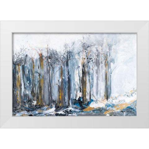 The Forest II White Modern Wood Framed Art Print by Maria, Robin