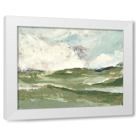 Verdant Country Afternoon White Modern Wood Framed Art Print by Loreth, Lanie
