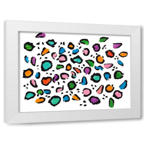 Scattered Content White Modern Wood Framed Art Print by Ritter, Gina