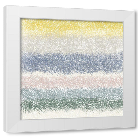 Natural Vibe II White Modern Wood Framed Art Print by Maria, Robin