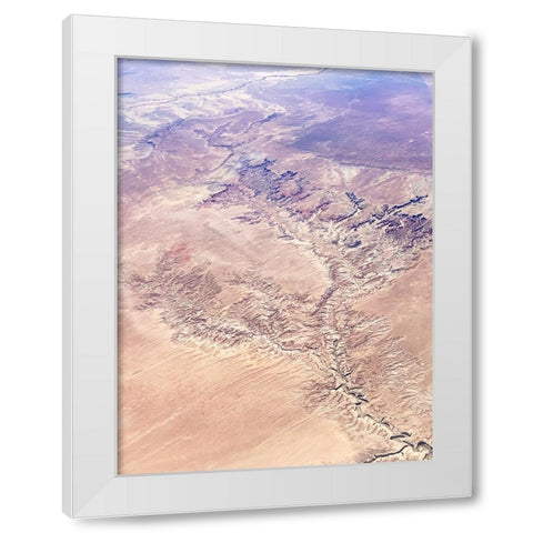 Birds View II White Modern Wood Framed Art Print by Myers, Amelia