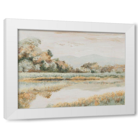 Rio Lindo White Modern Wood Framed Art Print by Pinto, Patricia