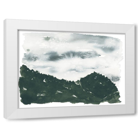 After The Storm White Modern Wood Framed Art Print by Price, Lucille