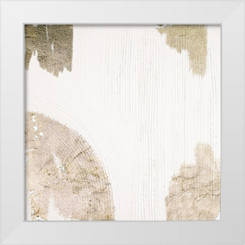 Gold Corners White Modern Wood Framed Art Print by Bryant, Susan