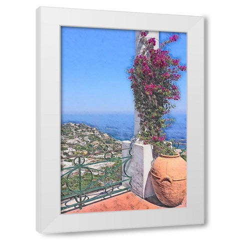 Greek Isle White Modern Wood Framed Art Print by Hyler, JB