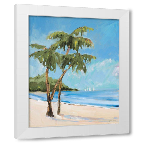 Crystal Clear White Modern Wood Framed Art Print by Slivka, Jane