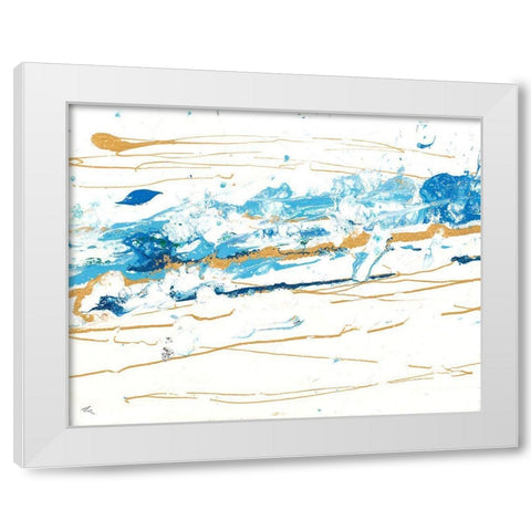 Winter Snow Drift II White Modern Wood Framed Art Print by Grace, Ajoya